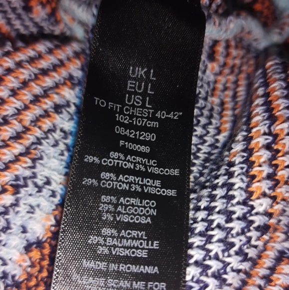 "Zazu" The Lion King Pale Blue Dbl Layer Jumper Unisex Large Disney @ASOS - Picture 8 of 9